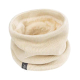Maxbell Winter Neck Warmer Gaiter Windproof Scarf for Cycling Cold Weather Men Women Beige