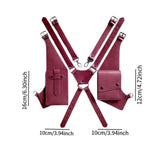 Maxbell Shoulder Harness Bag Underarm Shoulder Bag for Hiking Costume Accessory Work