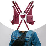Maxbell Shoulder Harness Bag Underarm Shoulder Bag for Hiking Costume Accessory Work