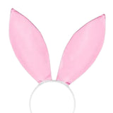 Maxbell Bunny Costume Set Cuffs Lovely Bow Tie for Halloween Themed Parties Festival Pink