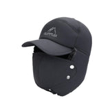 Maxbell Winter Trapper Hat Fashion Wind and Snow Cap for Men and Women Hiking Biking Gray