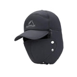 Maxbell Winter Trapper Hat Fashion Wind and Snow Cap for Men and Women Hiking Biking Gray