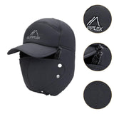 Maxbell Winter Trapper Hat Fashion Wind and Snow Cap for Men and Women Hiking Biking Gray
