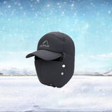 Maxbell Winter Trapper Hat Fashion Wind and Snow Cap for Men and Women Hiking Biking Gray
