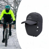 Maxbell Winter Trapper Hat Fashion Wind and Snow Cap for Men and Women Hiking Biking Gray