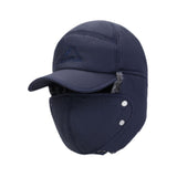 Maxbell Winter Trapper Hat Fashion Wind and Snow Cap for Men and Women Hiking Biking Navy