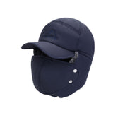 Maxbell Winter Trapper Hat Fashion Wind and Snow Cap for Men and Women Hiking Biking Navy