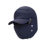 Maxbell Winter Trapper Hat Fashion Wind and Snow Cap for Men and Women Hiking Biking Navy
