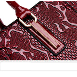 Maxbell Top Handle Satchel with Detachable Adjustable Strap Hobo Trendy Shoulder Bag Red