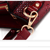 Maxbell Top Handle Satchel with Detachable Adjustable Strap Hobo Trendy Shoulder Bag Red