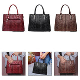 Maxbell Top Handle Satchel with Detachable Adjustable Strap Hobo Trendy Shoulder Bag Red