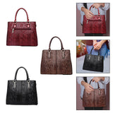 Maxbell Top Handle Satchel with Detachable Adjustable Strap Hobo Trendy Shoulder Bag Red