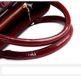 Maxbell Top Handle Satchel with Detachable Adjustable Strap Hobo Trendy Shoulder Bag Red