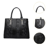 Maxbell Top Handle Satchel with Detachable Adjustable Strap Hobo Trendy Shoulder Bag Black
