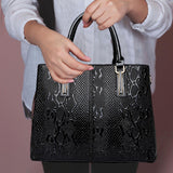 Maxbell Top Handle Satchel with Detachable Adjustable Strap Hobo Trendy Shoulder Bag Black