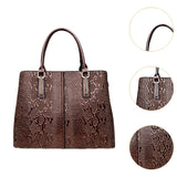 Maxbell Top Handle Satchel with Detachable Adjustable Strap Hobo Trendy Shoulder Bag Brown