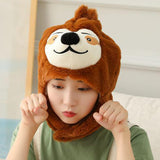 Maxbell Plush Animal Hat Cartoon for Adults Winter Hat Cute Ski Hood Cosplay Costume