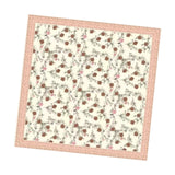 Maxbell Women Head Scarf Floral for Ladies Large Fashion 43 inch Hair Scarf Headband Beige