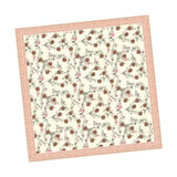 Maxbell Women Head Scarf Floral for Ladies Large Fashion 43 inch Hair Scarf Headband Beige