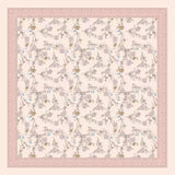 Maxbell Women Head Scarf Floral for Ladies Large Fashion 43 inch Hair Scarf Headband Beige