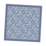 Maxbell Women Head Scarf Floral for Ladies Large Fashion 43 inch Hair Scarf Headband Blue