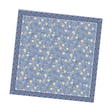 Maxbell Women Head Scarf Floral for Ladies Large Fashion 43 inch Hair Scarf Headband Blue