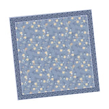 Maxbell Women Head Scarf Floral for Ladies Large Fashion 43 inch Hair Scarf Headband Blue