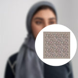 Maxbell Women Head Scarf Floral for Ladies Large Fashion 43 inch Hair Scarf Headband Brown
