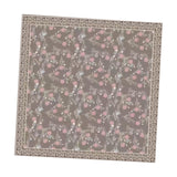 Maxbell Women Head Scarf Floral for Ladies Large Fashion 43 inch Hair Scarf Headband Brown