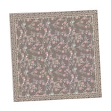 Maxbell Women Head Scarf Floral for Ladies Large Fashion 43 inch Hair Scarf Headband Brown