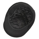 Maxbell Mens Beret Hat Casual Winter Retro Newsboy Hat for Traveling Fishing Camping Black
