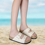 Maxbell Women Sandal Comfort Female Sandalias Thick Platform Outdoor Non Slip Slides 24.5cm