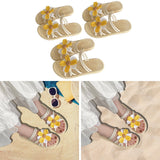 Maxbell Women Chrysanthemum Slippers Sandals Beach Slides for Party Wedding Shopping 36 to 37