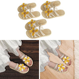 Maxbell Women Chrysanthemum Slippers Sandals Beach Slides for Party Wedding Shopping 36 to 37