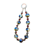 Maxbell Phone Charm Strap Ornament Fashion Phone Accessories Pendant Beaded Bracelet Black