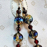 Maxbell Phone Charm Strap Ornament Fashion Phone Accessories Pendant Beaded Bracelet Black