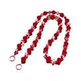 Maxbell Bag Chain Stylish Lightweight Removable 50" for Purse Shoulder Bag Accessory Red