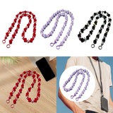 Maxbell Bag Chain Stylish Lightweight Removable 50" for Purse Shoulder Bag Accessory Red