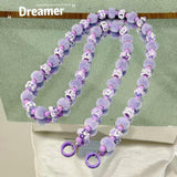 Maxbell Bag Chain Stylish Lightweight Removable 50" for Purse Shoulder Bag Accessory Violet