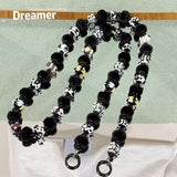 Maxbell Bag Chain Stylish Lightweight Removable 50" for Purse Shoulder Bag Accessory Black