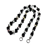 Maxbell Bag Chain Stylish Lightweight Removable 50" for Purse Shoulder Bag Accessory Black