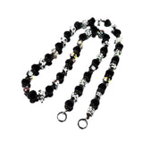 Maxbell Bag Chain Stylish Lightweight Removable 50" for Purse Shoulder Bag Accessory Black