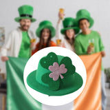Maxbell ST. Patrick's Day Hat Costume Accessory for Celebration Carnival Performance Green Pink