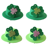 Maxbell ST. Patrick's Day Hat Costume Accessory for Celebration Carnival Performance Green Pink