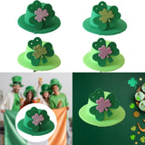 Maxbell ST. Patrick's Day Hat Costume Accessory for Celebration Carnival Performance Green Pink