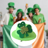 Maxbell ST. Patrick's Day Hat Costume Accessory for Celebration Carnival Performance Fluorescent Green