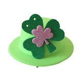 Maxbell ST. Patrick's Day Hat Costume Accessory for Celebration Carnival Performance FluorescentGreenPink