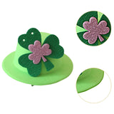 Maxbell ST. Patrick's Day Hat Costume Accessory for Celebration Carnival Performance FluorescentGreenPink
