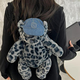 Maxbell Backpack with Zipper Closure Lightweight Daypack for Women Shopping Festival Blue