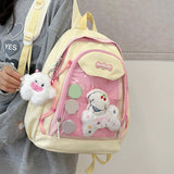 Maxbell Fashion Backpack Casual Cute for Teen Girls for Outdoor Birthday Gift Street Yellow